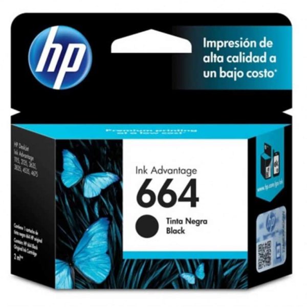 TINTA HP NEGRO 664