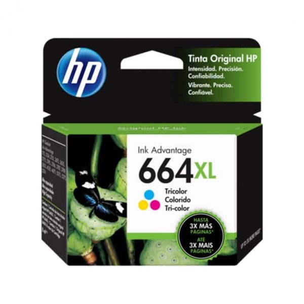 TINTA HP TRICOLOR XL 664