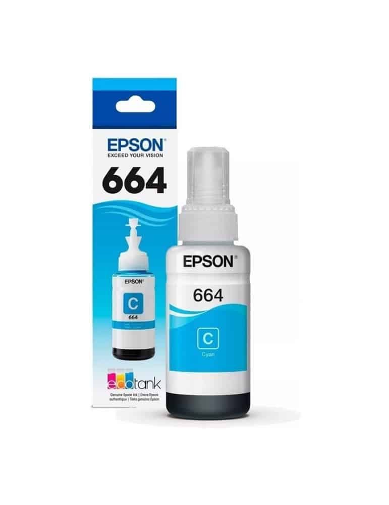 images TINTA EPSON BOTELLA CYAN 664