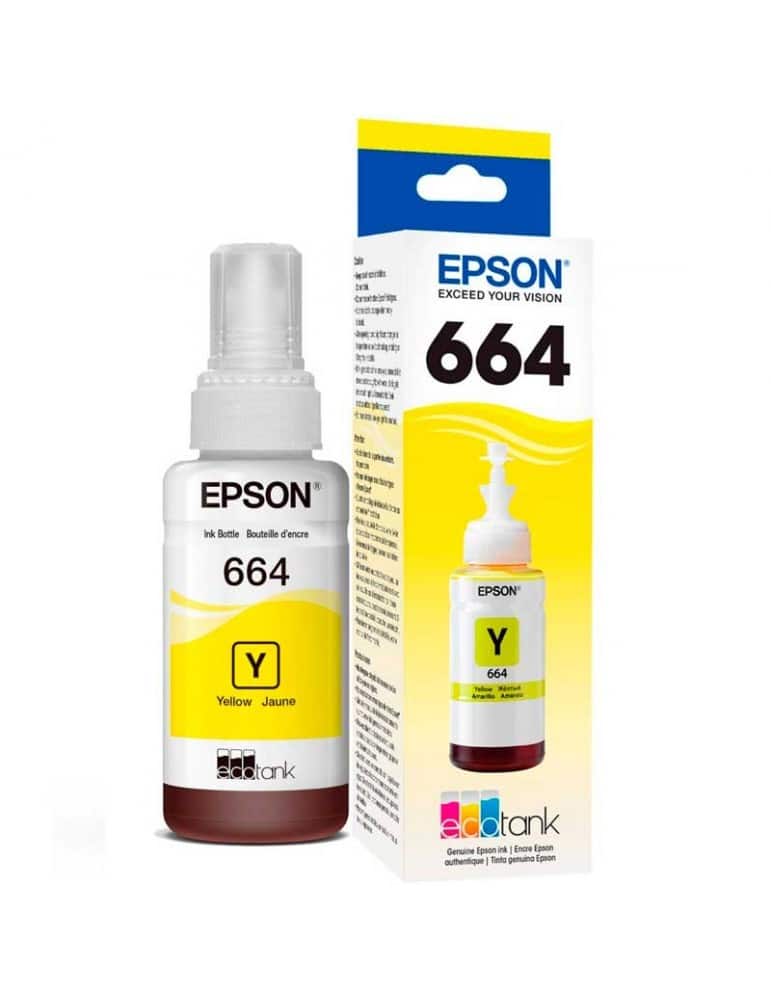 images TINTA EPSON BOTELLA AMARILLO 664