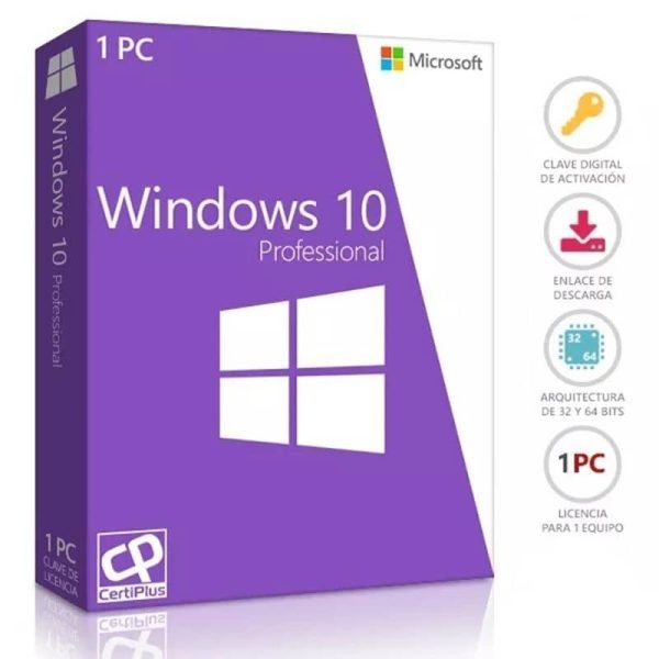 LICENCIA DIGITAL WINDOWS 10 PRO 32/64