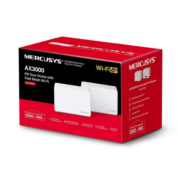 Wifi 6 Mesh Mercusys ax3000 Halo H80X fg