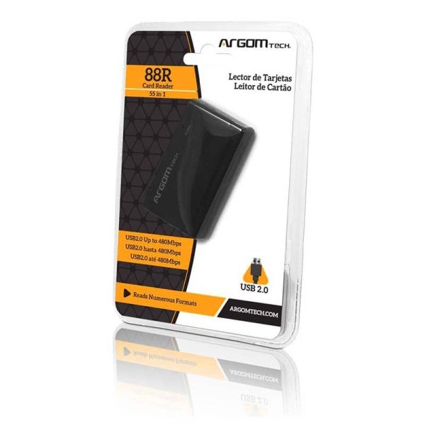 LECTOR MULTITARJETAS ARGOM USB2
