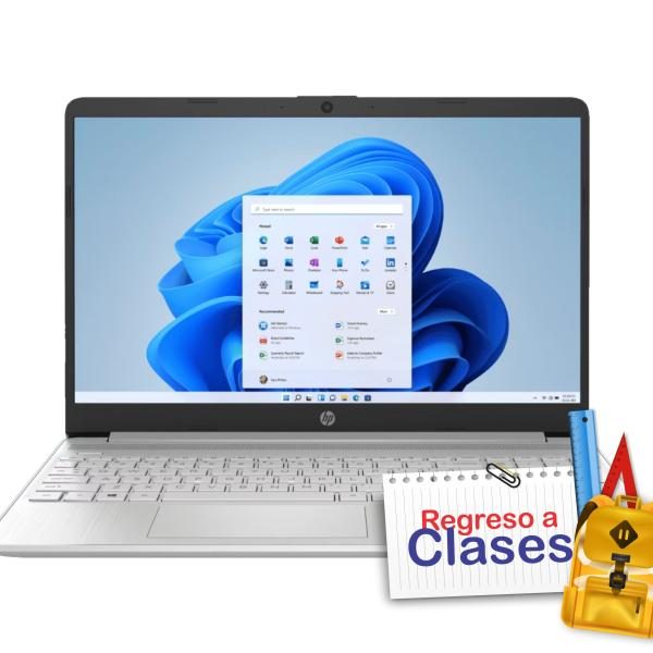 HP 15-DY2060LA INTEL Ci3-1125G4 8GB DDR4 256GB SSD 15.6" W11 HOME NATURAL SILVER 40P48LA#ABM