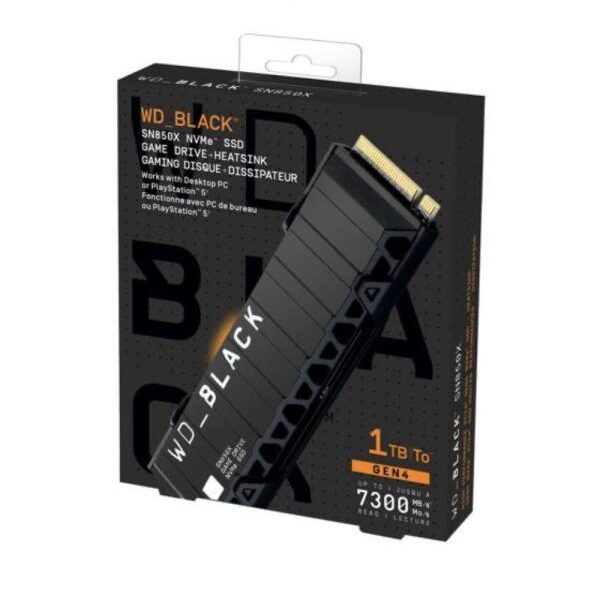 SSD 1 TB WESTERN DIGITAL BLACK SN850X NVMe ( PARA CONSOLAS PS5)