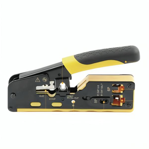 Crimpadora RJ45 Sprotek STC-7388 Negro/Amarillo