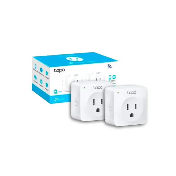 Toma Inteligente Doble WiFi TP-Link Tapo P100 Pack 2 Unidades